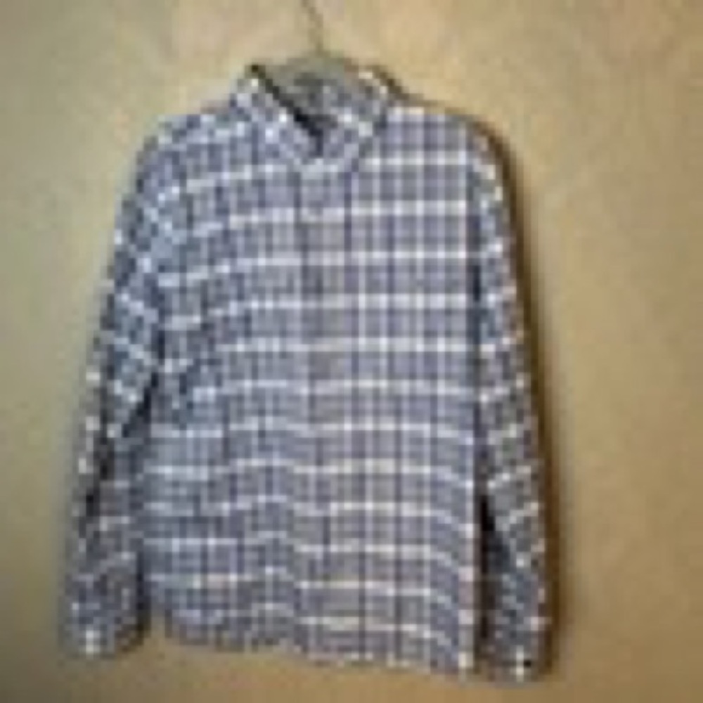 Plaid Button-Up Shirt